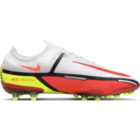 Nike Phantom GT 2 Elite Kunstgras Voetbalschoenen (AG) Wit Rood Geel