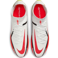 Nike Phantom GT 2 Elite DF Kunstgras Voetbalschoenen (AG) Wit Rood Geel