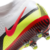 Nike Phantom GT 2 Elite DF Artificial Grass Football Boots (AG) White Red Yellow