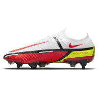 Nike Phantom GT 2 Elite Soft-Ground Football Boots (SG) Anti-Clog White Red Yellow
