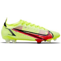 Nike Mercurial Vapor 14 Elite Voetbalschoenen (FG) Geel Rood Zwart