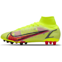 Nike Mercurial Superfly 8 Elite Artificial Grass Football Boots (AG) Yellow Red Black