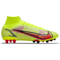 Nike Mercurial Superfly 8 Elite Artificial Grass Football Boots (AG) Yellow Red Black