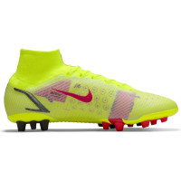 Nike Mercurial Superfly 8 Elite Artificial Grass Football Boots (AG) Yellow Red Black