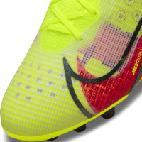 Nike Mercurial Superfly 8 Elite Artificial Grass Football Boots (AG) Yellow Red Black