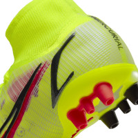 Nike Mercurial Superfly 8 Elite Artificial Grass Football Boots (AG) Yellow Red Black