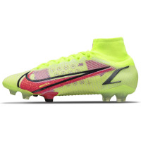 Nike Mercurial Superfly 8 Elite Gras Voetbalschoenen (FG) Geel Rood Zwart