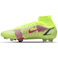 Nike Mercurial Superfly 8 Elite Gras Voetbalschoenen (FG) Geel Rood Zwart
