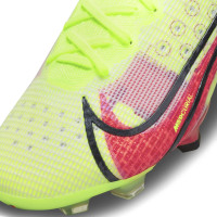 Nike Mercurial Superfly 8 Elite Gras Voetbalschoenen (FG) Geel Rood Zwart