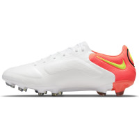 Nike Tiempo Legend 9 Elite Grass Football Boots (FG) White Yellow Red