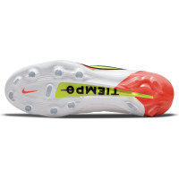Nike Tiempo Legend 9 Elite Grass Football Boots (FG) White Yellow Red
