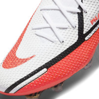 Nike Phantom GT 2 Elite DF Voetbalschoenen (FG) Wit Rood Geel