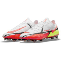 Nike Phantom GT Elite Voetbalschoenen Gras (FG) Wit Rood Geel Zwart