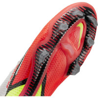 Nike Phantom GT Elite Voetbalschoenen Gras (FG) Wit Rood Geel Zwart