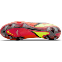 Nike Phantom GT Elite Voetbalschoenen Gras (FG) Wit Rood Geel Zwart