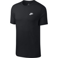 Nike Sportswear Club T-Shirt Zwart Wit