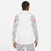 Nike Tracksuit Strike 21 White Black Bright Red