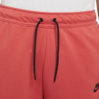 Nike Tech Fleece Korte Broek Lichtrood Zwart