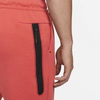 Nike Tech Fleece Shorts Light Red Black