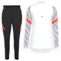 Nike Trainingspak Strike 21 Dames Wit Zwart Rood