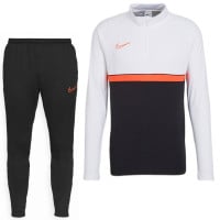 Nike academy on sale tracksuit red
