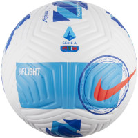 Nike Serie A Flight Ball White Blue Bright Red