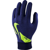 Nike Academy Hyperwarm Kids Gloves Blue Yellow