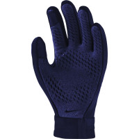 Nike Academy Hyperwarm Kids Gloves Blue Yellow