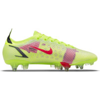 Nike Mercurial Vapor 14 Elite Ijzeren-Nop Voetbalschoenen (SG) Anti-Clog Geel Rood Zwart