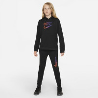 Nike Mbappé Training Hoodie Kids Black Bright Red
