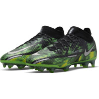 Nike Phantom GT2 Elite DF Grass Football Shoes (FG) Grey Black Green - KNVBshop.nl