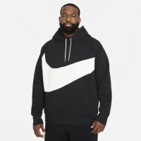 Nike Sportswear Hoodie Swoosh Zwart Wit
