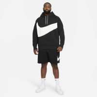 Nike Sportswear Hoodie Swoosh Zwart Wit