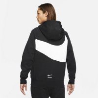 Nike Sportswear Hoodie Swoosh Zwart Wit