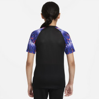 Nike KM Training Shirt Kids Black Bright Red