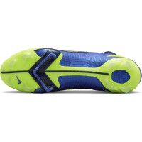 Nike Mercurial Superfly 8 Elite Gras Voetbalschoenen (FG) Geel Blauw Zwart - KNVBshop.nl