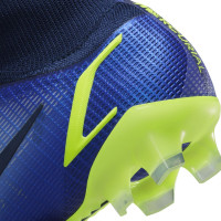 Nike Mercurial Superfly 8 Elite Gras Voetbalschoenen (FG) Geel Blauw Zwart - KNVBshop.nl