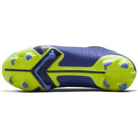Nike Mercurial Superfly 8 Academy Grass /Artificial Turf Football Shoes (MG) Kids Blue Purple Black Yellow - KNVBshop.nl