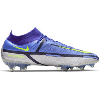 Nike Phantom GT2 Elite DF Gras Voetbalschoenen (FG) Paars Grijs Geel Zwart - KNVBshop.nl