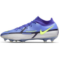 Nike Phantom GT2 Elite DF Gras Voetbalschoenen (FG) Paars Grijs Geel Zwart - KNVBshop.nl