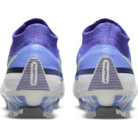 Nike Phantom GT2 Elite DF Gras Voetbalschoenen (FG) Paars Grijs Geel Zwart - KNVBshop.nl