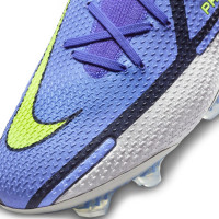 Nike Phantom GT2 Elite DF Gras Voetbalschoenen (FG) Paars Grijs Geel Zwart - KNVBshop.nl