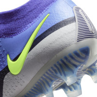 Nike Phantom GT2 Elite DF Gras Voetbalschoenen (FG) Paars Grijs Geel Zwart - KNVBshop.nl