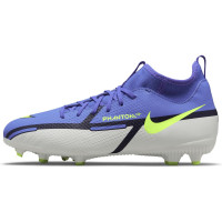 Nike Phantom GT2 Academy DF Gras / Kunstgras Voetbalschoenen (MG) Kids Paars Grijs Geel Zwart - KNVBshop.nl