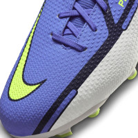 Nike Phantom GT2 Academy DF Gras / Kunstgras Voetbalschoenen (MG) Kids Paars Grijs Geel Zwart - KNVBshop.nl