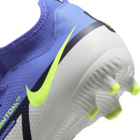 Nike Phantom GT2 Academy DF Gras / Kunstgras Voetbalschoenen (MG) Kids Paars Grijs Geel Zwart - KNVBshop.nl