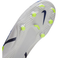 Nike Phantom GT2 Academy Grass /Artificial Turf Football Shoes (MG) Kids Purple Yellow Grey Black
