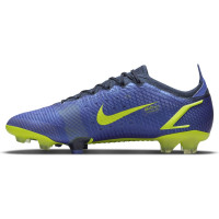 Nike Mercurial Vapor 14 Elite Gras Voetbalschoenen (FG) Blauw Zwart Geel - KNVBshop.nl