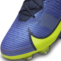 Nike Mercurial Vapor 14 Elite Gras Voetbalschoenen (FG) Blauw Zwart Geel - KNVBshop.nl