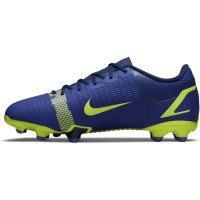 Nike Mercurial Vapor 14 Academy Gras / Kunstgras Voetbalschoenen (MG) Kids Blauwpaars Zwart Geel - KNVBshop.nl